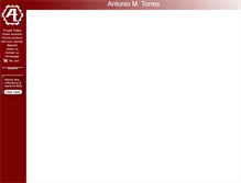 Tablet Screenshot of antoniotorres.com
